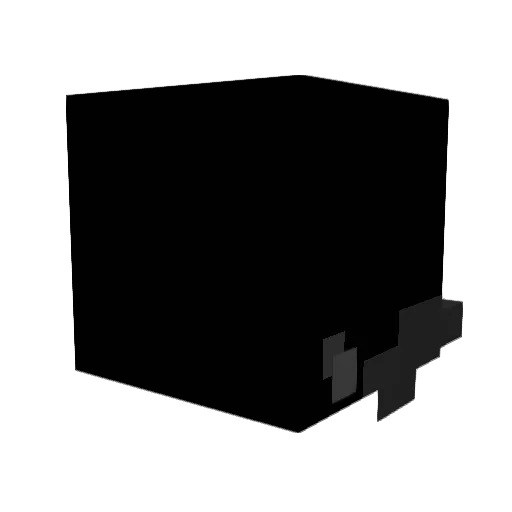 AquaVitsP Minecraft avatar head, 3D render