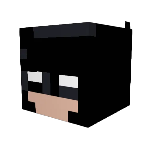 Aqua_730 Minecraft avatar head, 3D render