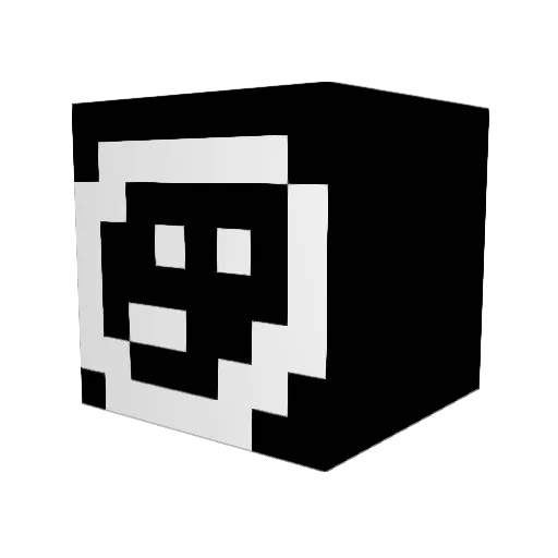 Aqua_Slayer Minecraft avatar head, 3D render