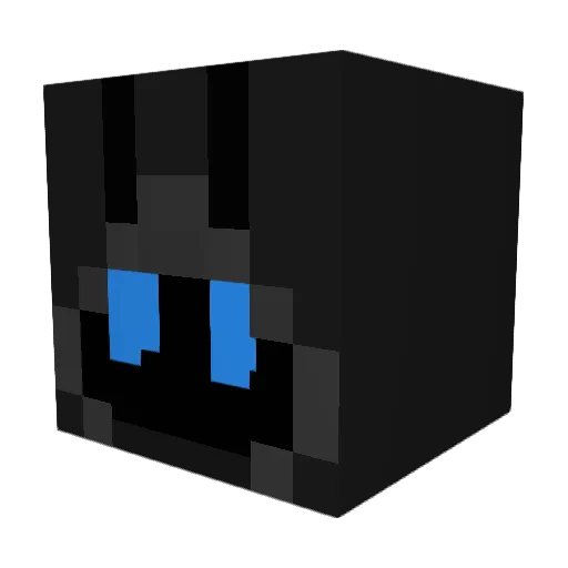 Aqua_Zero Minecraft avatar head, 3D render