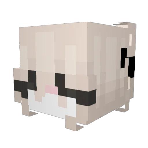 Aquaa_Marine Minecraft avatar head, 3D render