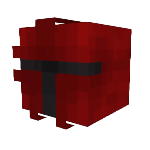 Aquabuttercup Minecraft avatar head, 3D render
