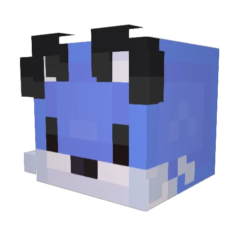 AquaticBuilds Minecraft avatar head, 3D render
