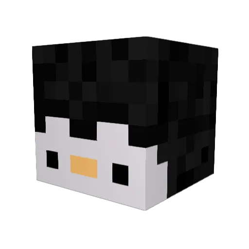 AquaticCrawler Minecraft avatar head, 3D render