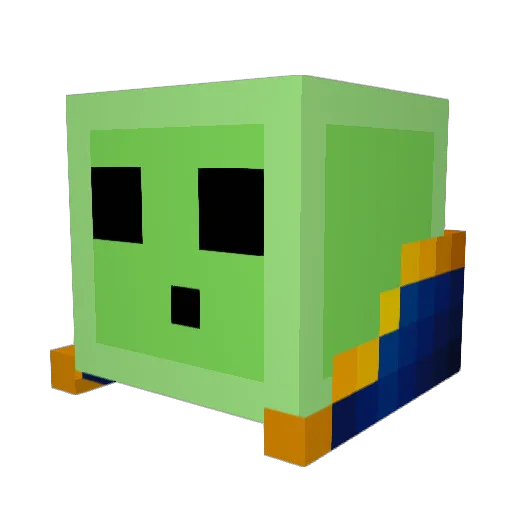 AquaticRav3n Minecraft avatar head, 3D render