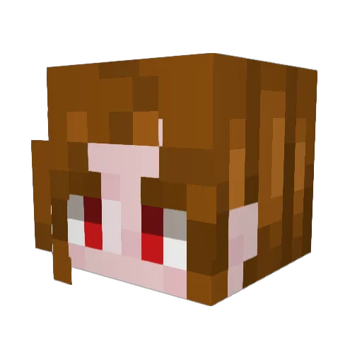 Aquatic_Ibex Minecraft avatar head, 3D render