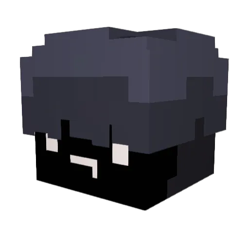 AqueleTody Minecraft avatar head, 3D render