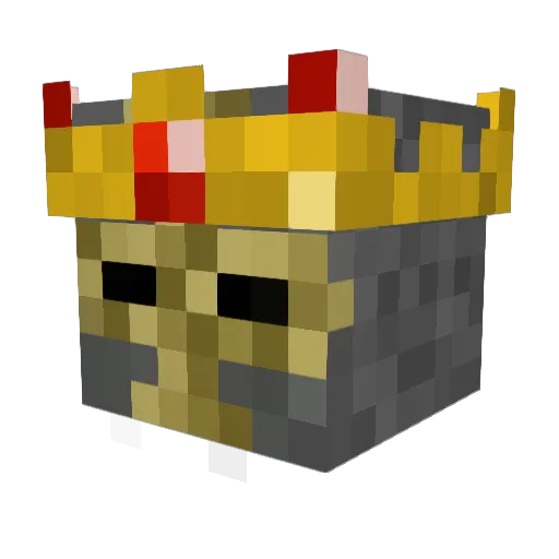 Aquila22 Minecraft avatar head, 3D render