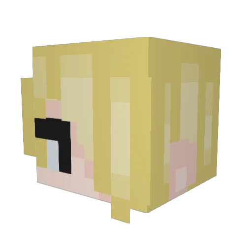 Aquiles808 Minecraft avatar head, 3D render