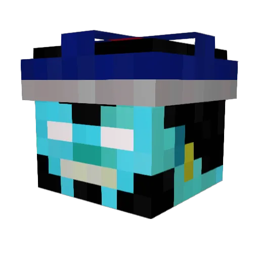 AquilesCastro02 Minecraft avatar head, 3D render