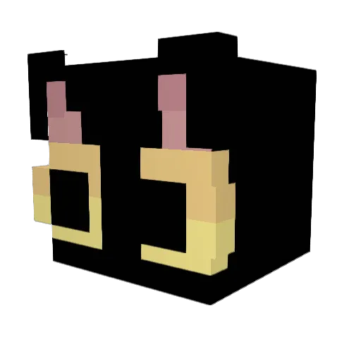 Aqvry Minecraft avatar head, 3D render