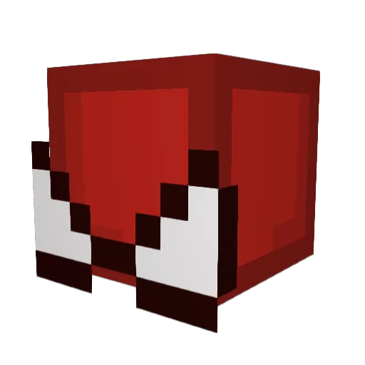 Aqwei Minecraft avatar head, 3D render