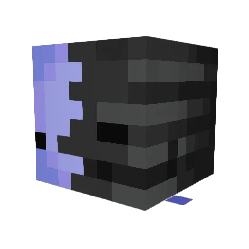 Ar0ra_ Minecraft avatar head, 3D render