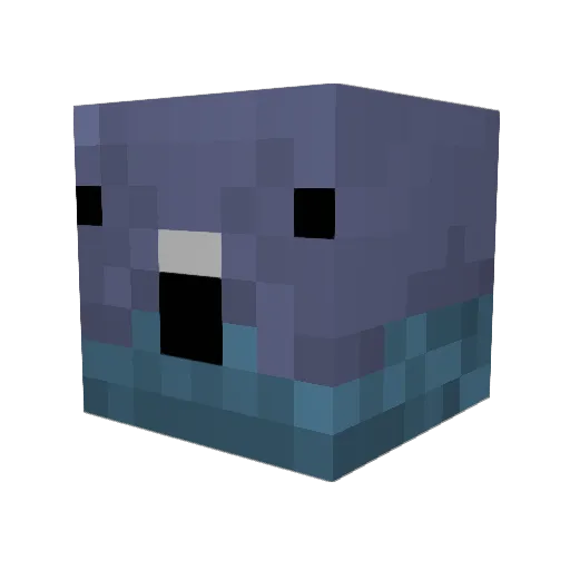 Ar0x Minecraft avatar head, 3D render