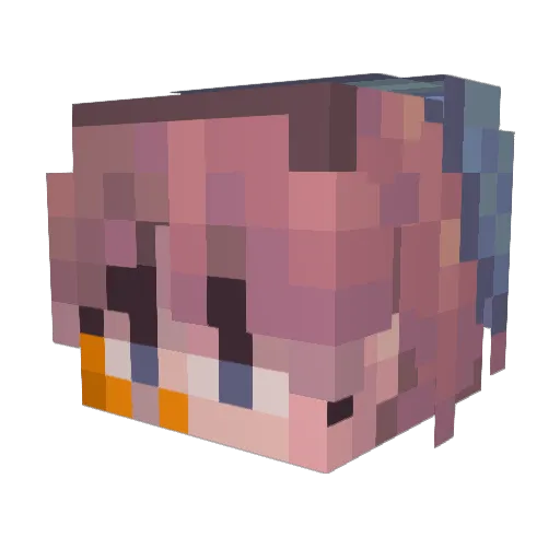 Ar1oN_ Minecraft avatar head, 3D render