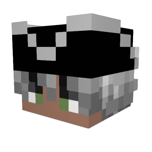 Ar2ur Minecraft avatar head, 3D render