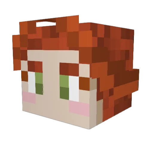 Ar4315 Minecraft avatar head, 3D render