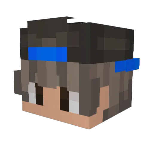 ArKGames_YT Minecraft avatar head, 3D render