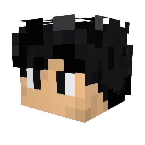 ArKey093 Minecraft avatar head, 3D render