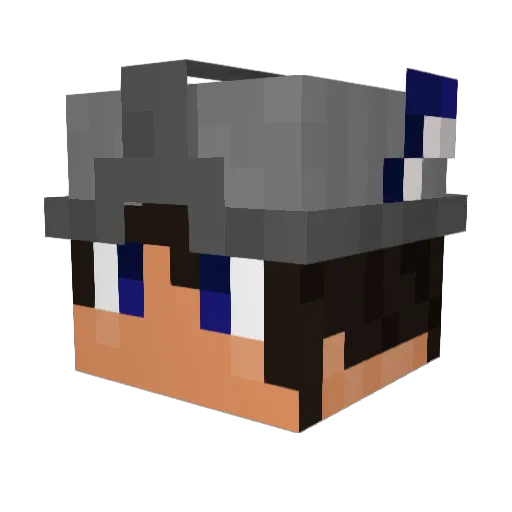 ArKoSs14_ Minecraft avatar head, 3D render