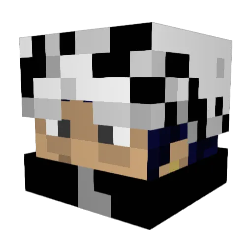 ArKzn Minecraft avatar head, 3D render
