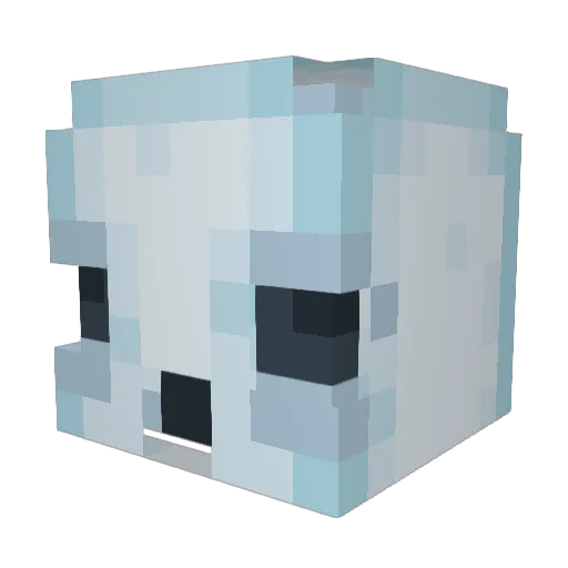 ArMAdA74 Minecraft avatar head, 3D render