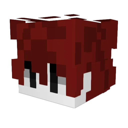 ArTMz Minecraft avatar head, 3D render