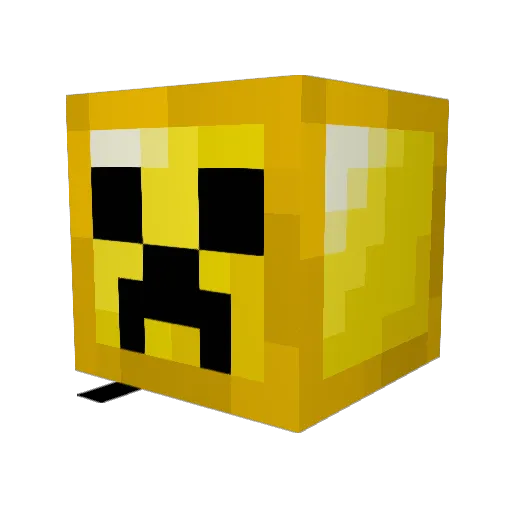 ArUS01 Minecraft avatar head, 3D render