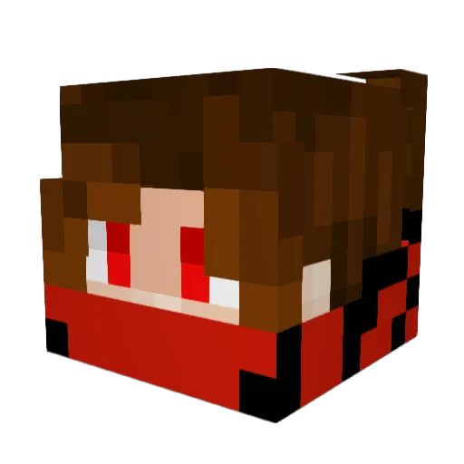 Ar_2926 Minecraft avatar head, 3D render