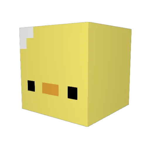Ar_Him Minecraft avatar head, 3D render