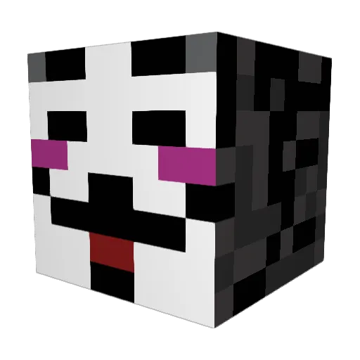 AraGallo Minecraft avatar head, 3D render