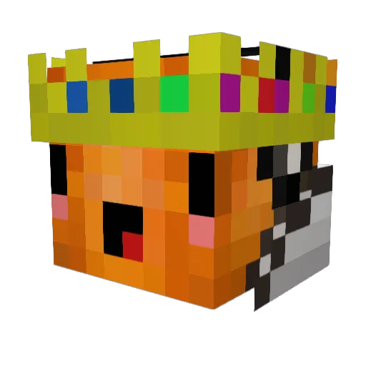 AraM___ Minecraft avatar head, 3D render