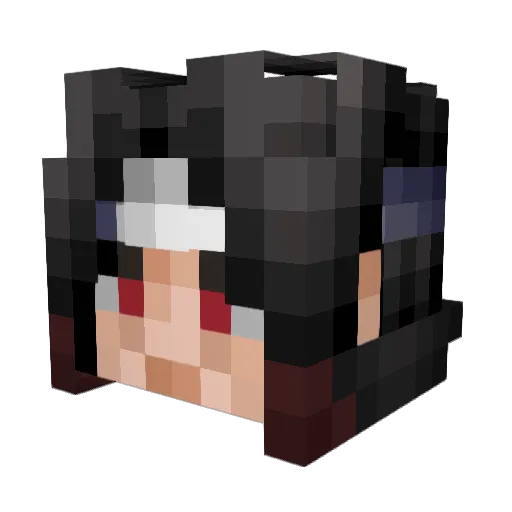 ArabTerre Minecraft avatar head, 3D render