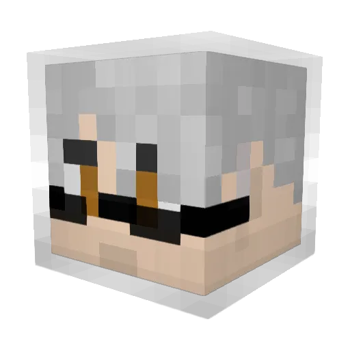 ArabellaAutumn Minecraft avatar head, 3D render