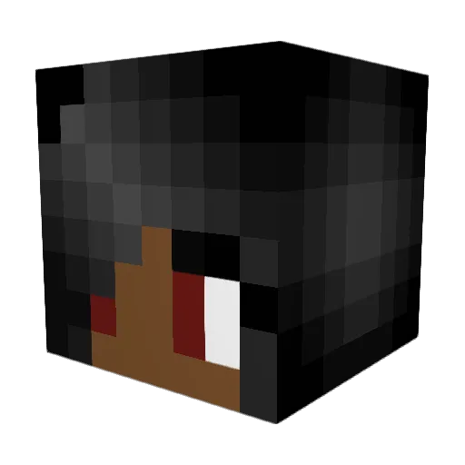 ArabellaMS Minecraft avatar head, 3D render