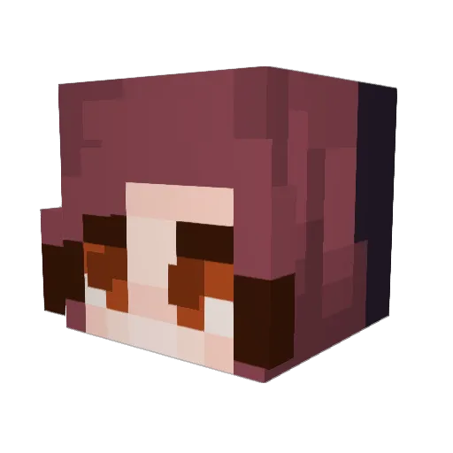 ArabellaMalfoy Minecraft avatar head, 3D render