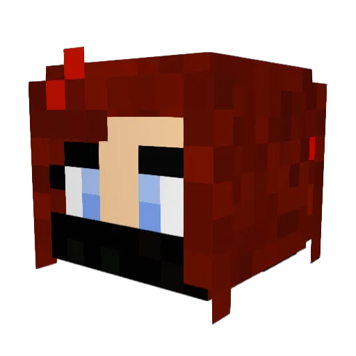 Arabeth2012 Minecraft avatar head, 3D render
