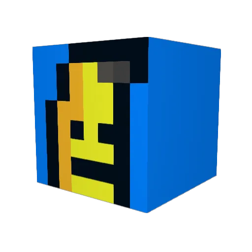 ArabicKedi Minecraft avatar head, 3D render