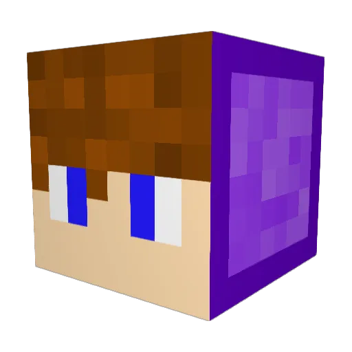 Arabiiis Minecraft avatar head, 3D render