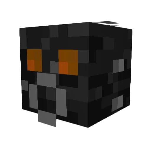 Arachfang Minecraft avatar head, 3D render