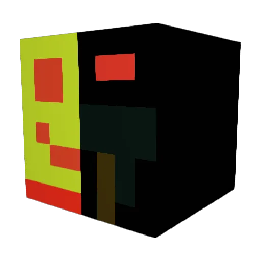 Arachne123 Minecraft avatar head, 3D render