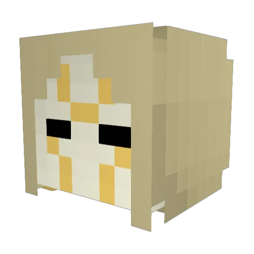 Arachne_Portia Minecraft avatar head, 3D render
