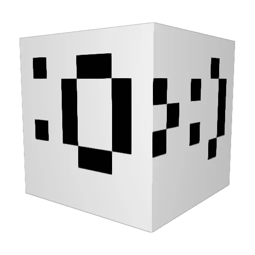 Arachniiii Minecraft avatar head, 3D render