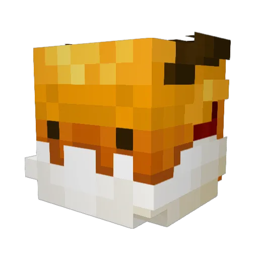 Arachnoni Minecraft avatar head, 3D render