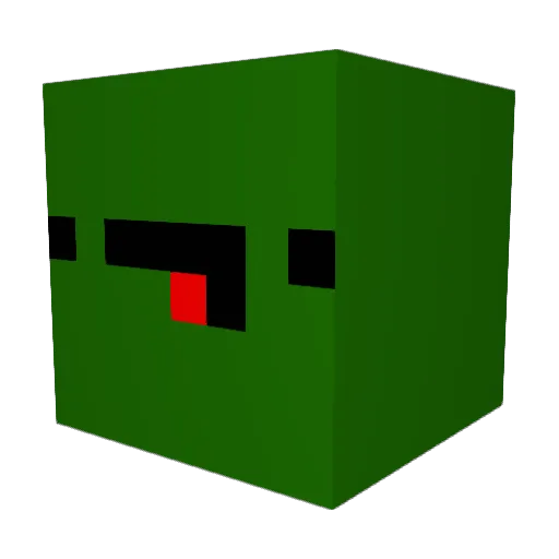 AragonBossu Minecraft avatar head, 3D render