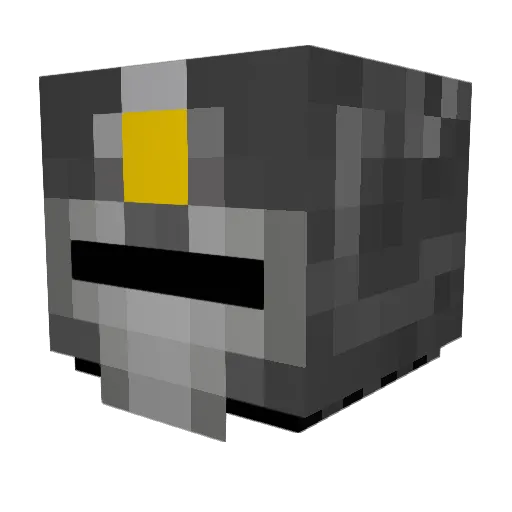 ArahexCEO Minecraft avatar head, 3D render