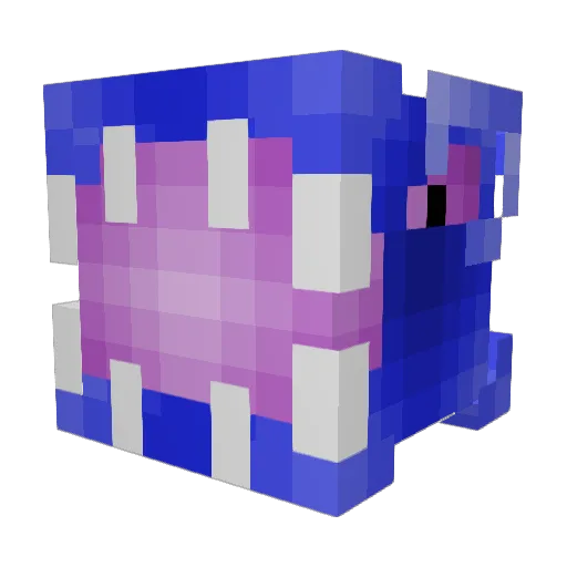 Araiat Minecraft avatar head, 3D render