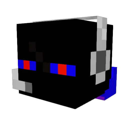 Arakasu Minecraft avatar head, 3D render