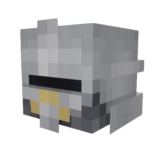 Aralond Minecraft avatar head, 3D render