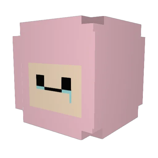 Arambae Minecraft avatar head, 3D render